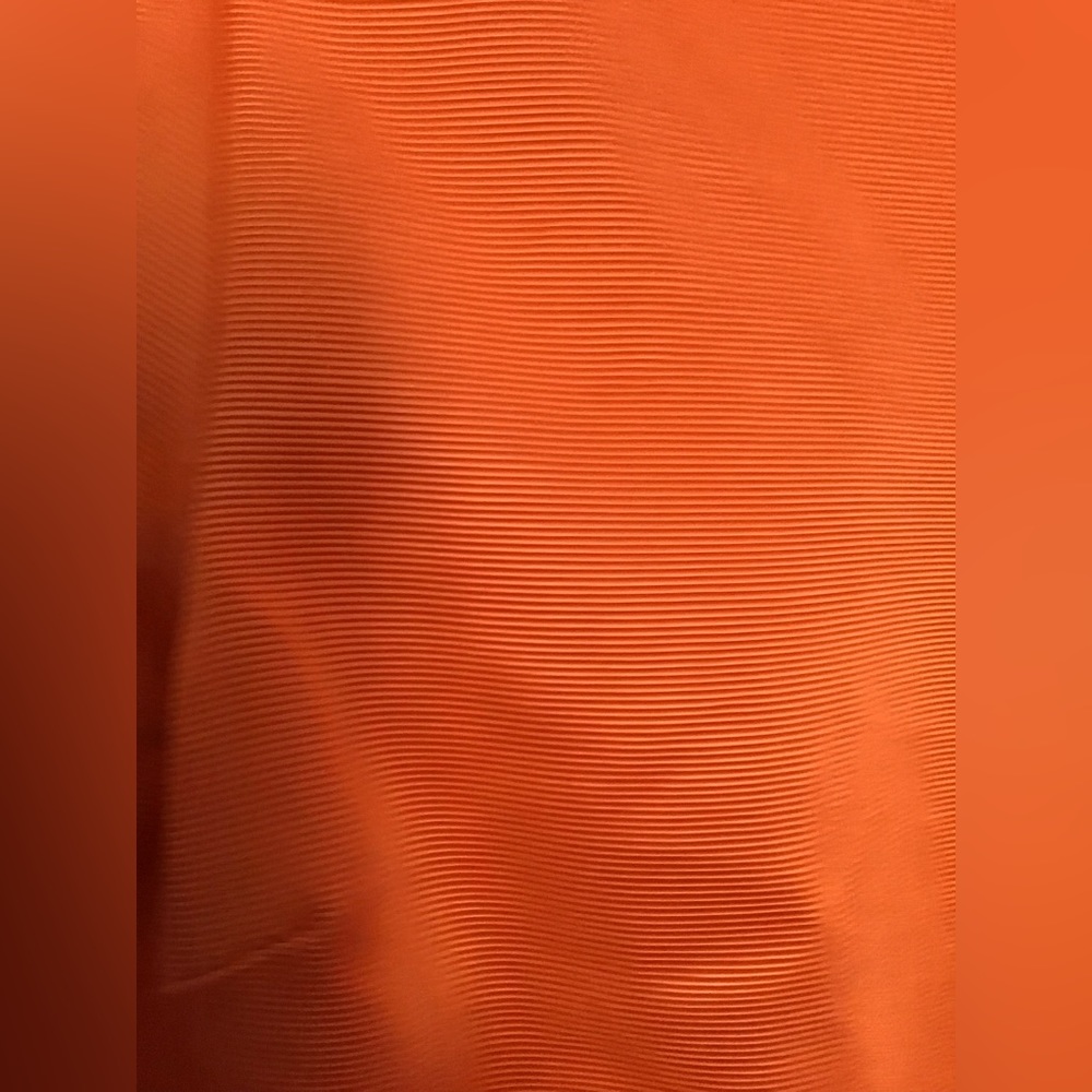 Gretchen Scott Designs Orange Dress with Pink Lining - Picture 5 of 6